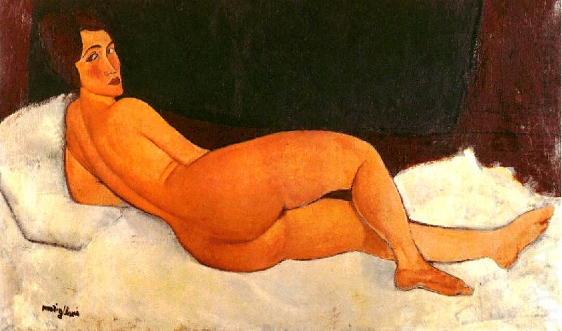 Amedeo Modigliani Nude, Looking Over Her Right Shoulder china oil painting image